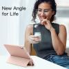 Akkerds Compatible with iPad (A16) 11th Generation Case 11 Inch 2025, for iPad 10th Generation Case 10.9 Inch 2022 with Pencil Holder, Slim Trifold Stand Protective Cover with Soft TPU Back, Rose Pink view 2