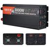 2000W/3000W/4000W/5000W/6000W Pure Sine Wave Inverter 12V/24Vto110V/220V Car Converter Power Inverter DC to AC Converter with LED Display USB Charging Ports 2Universal Sockets,3000W-12Vto220V view 1