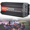 2000W/3000W/4000W/5000W/6000W Pure Sine Wave Power Inverter DC12V/24V to AC110V/220V Car Converter with LCD Display, 2 Universal Socket ,USB Port,2 Fans -Black Aluminum Body,5000W-12Vto220V view 1