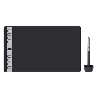 2023 HUION Inspiroy 2 Large Drawing Tablet, 10x6inch Art Tablet with Scroll Wheel 3-Set 8 Customized Keys Battery-Free Stylus, Graphics Tablet for Drawing, Design, Work with Mac, PC & Mobile, Black