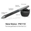 2023 HUION Inspiroy 2 Large Drawing Tablet, 10x6inch Art Tablet with Scroll Wheel 3-Set 8 Customized Keys Battery-Free Stylus, Graphics Tablet for Drawing, Design, Work with Mac, PC & Mobile, Black view 2