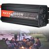 2000W/3000W/4000W/5000W/6000W Pure Sine Wave Power Inverter DC12V/24V to AC110V/220V Car Converter with LCD Display, 2 Universal Socket ,USB Port,2 Fans -Black Aluminum Body,6000W-24Vto220V view 1
