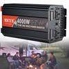 2000W/3000W/4000W/5000W/6000W Pure Sine Wave Power Inverter DC12V/24V to AC110V/220V Car Converter with LCD Display, 2 Universal Socket ,USB Port,2 Fans -Black Aluminum Body,4000W-12Vto110V view 1