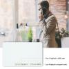 BOMFLORE RFID Access Control Keycard, 125khz EM4100, 100pcs, White view 2