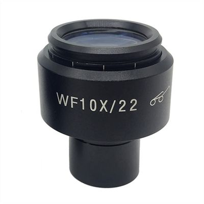 JUIYU Microscope Accessories Kit WF10X/22 Biological Microscope Eyepiece Wide Field High Eyepoint Optical Lens Coating Mounting Size 23.2mm Diopter Adjustment Microscope Slides (Color : 1 Piece)