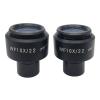 JUIYU Microscope Accessories Kit WF10X/22 Biological Microscope Eyepiece Wide Field High Eyepoint Optical Lens Coating Mounting Size 23.2mm Diopter Adjustment Microscope Slides (Color : 1 Piece) view 2