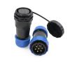 ZBLZGP SD28 7 Pin Waterproof Connector Docking Electrical Cable Power LED Light Bulkhead Connector Plug Socket Panel Mount Industrial Aviation 25A view 2
