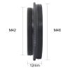 JUIYU Microscope Accessories Kit M48x0.75mm to M42X0.75mm Adapter Ring Astronomical Telescope Photograph Adapter Outer Thread M48 to M42 Extend Light Path 2mm Microscope Slides view 3