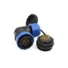 ZBLZGP SD28 12 Pin Electrical Connector Right Angle Aviation Bulkhead Male Female Wire Cable Circular Power Push Waterproof Panel Mount Plug Socket Connector view 3