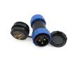 ZBLZGP SD28 3Pin Waterproof Connector Industrial Electrical Power Circular Quick Disconnect Male Female Plug Socket Plastic Wire 45A 380V Connector view 1