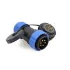 ZBLZGP SD28 6 Pin Bulkhead Connector Industrial Power Outdoor Plastic Aviation Waterproof IP68 Male Female Plug Panel Socket Electrical 25A Connector view 3