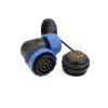 ZBLZGP SD28 16Pin 10A Waterproof Connector Male Female Plug Circular Socket Panel Mount Wire Cable Power LED Dustproof Auto Connector view 3