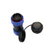 ZBLZGP SD28 9 Pin Connector Waterproof Power Supply Panel Mount Plug Socket Aviation Bulkhead Industrial Circular Power 28mm Connector view 1