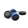 ZBLZGP SD28 22 Pin Connector Panel Mount Male Female Plug Socket Electrical Wire Waterproof Aviation LED Power Cable Bulkhead Circular Connector 5A view 1