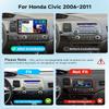 2G+64G Car Stereo for Honda Civic 2006 2007 2008 2009 2010 2011 with Wireless Carplay Android Auto, 10.1" Touchscreen Android Car Radio Support Bluetooth EQ WiFi GPS USB Mirror Link AHD Backup Camera view 2
