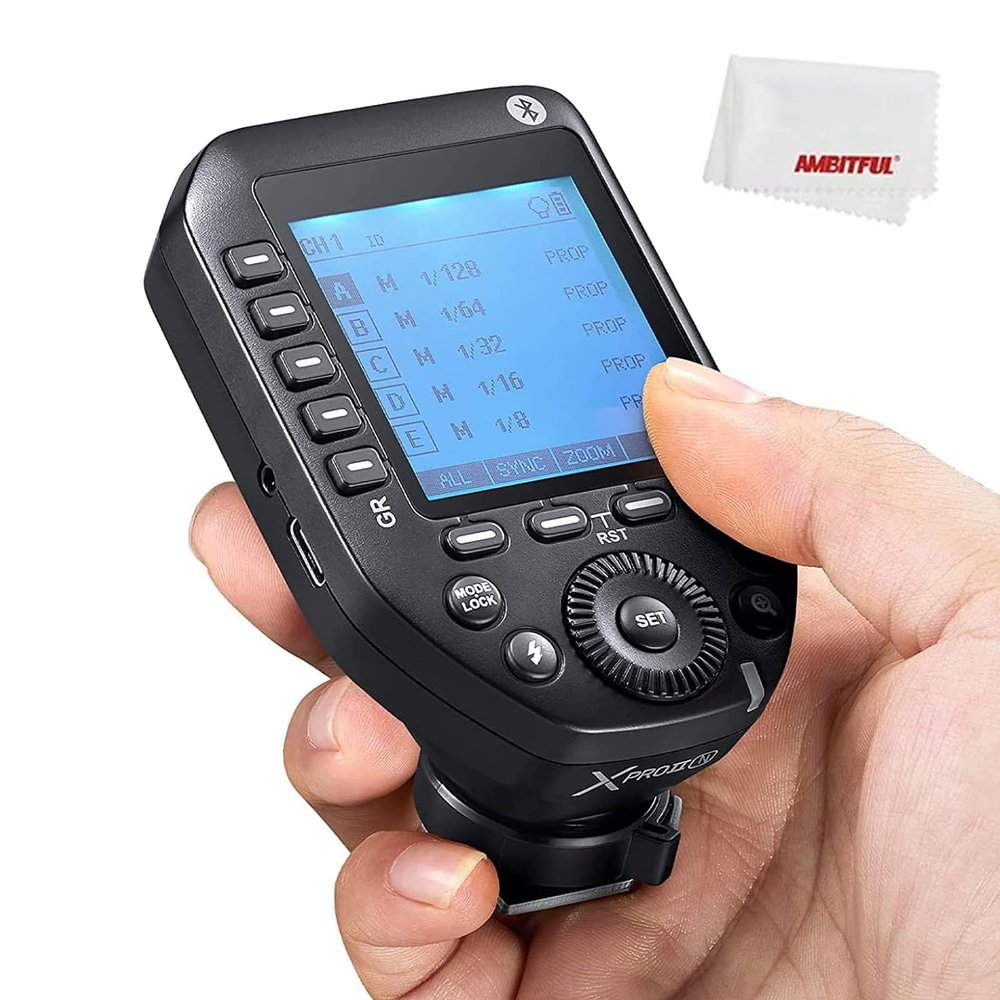 Godox XproII-N TTL 2.4G Wireless High Speed Sync 1/8000s, 11 Customizable Functions,5 Group Button,4 Function Buttons Offer Convenient Manipulation for Nikon Camera