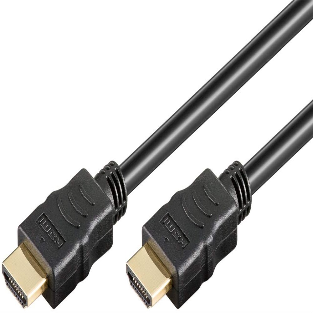 goobay 61160 High Speed HDMI Cable with Ethernet / 4K Ultra HD and ARC/for Monitors, PS5 and Xbox / 3M