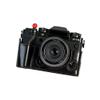 AFGRAPHIC Camera Case Oily Leather Black Protective Half Body Cover Base Case with Bottom Opening Version for Fujifilm X-T5 mirrorless Digital Camera, Black, Half Body Base Case view 1