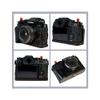 AFGRAPHIC Camera Case Oily Leather Black Protective Half Body Cover Base Case with Bottom Opening Version for Fujifilm X-T5 mirrorless Digital Camera, Black, Half Body Base Case view 2