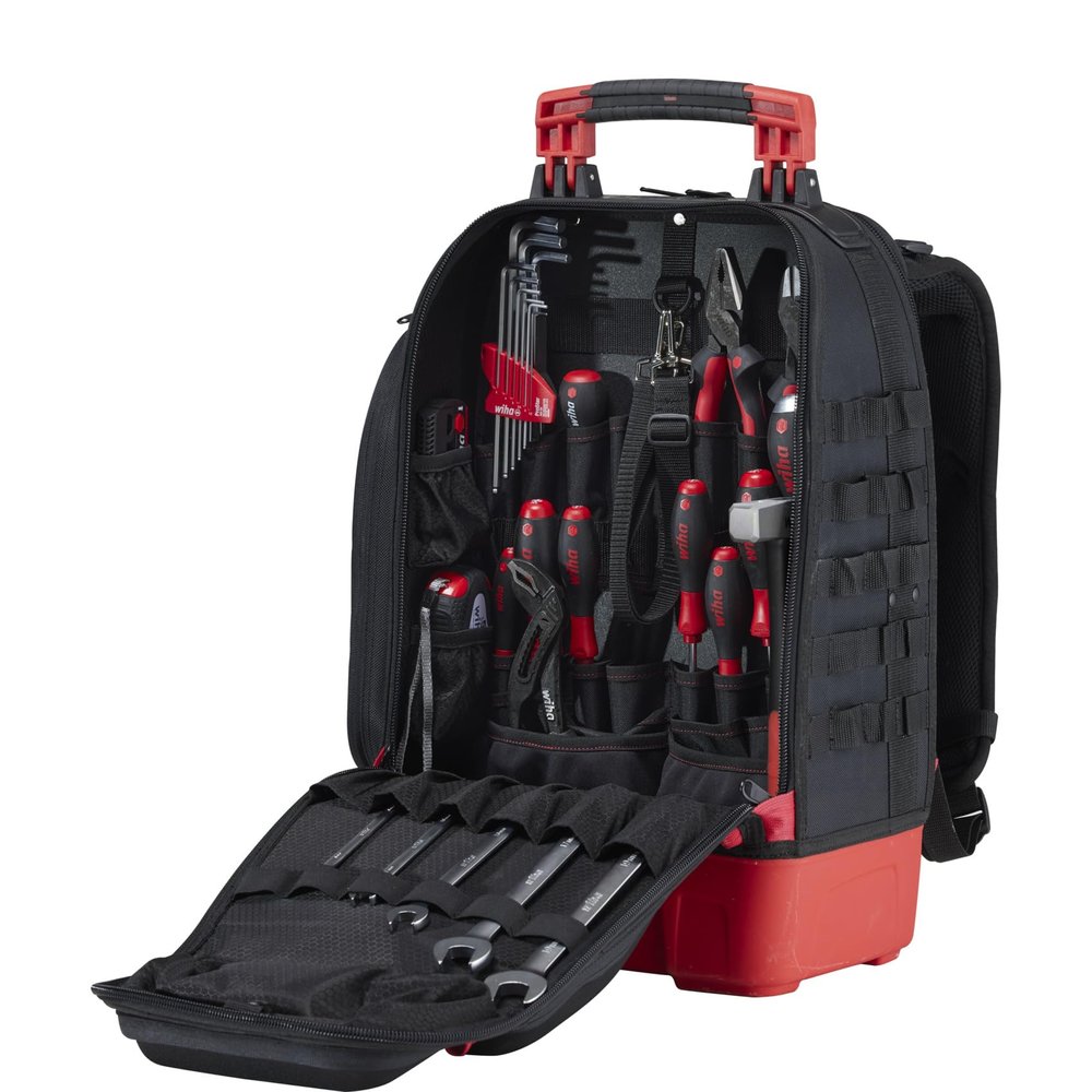 WIHA Werkzeugrucksack mechanic 43-tlg. Portable Tools Bag Tool Box