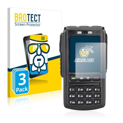 brotect Glass Screen Protector Film Compatible with Anytone BT-01 (3 Pack) - Glass-Foil 9H Protection [Scratch Resistant, High Clarity]
