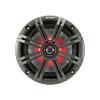 Kicker Weather-Resistant Gauge Style Bluetooth Marine Digital Media Receiver Bundle Combo with (QTY 4) 6.5" 2-Way 195W Max Coaxial Marine LED Speakers w/ Charcoal Grilles, 16-Gauge Wire, 22" Antenna view 3