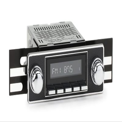 RetroSound Classic Car Stereo Compatible with 1969-74 Alfa Romeo GT Veloce (HBC-M2-503-06-76AR) Includes Bluetooth, USB, AM/FM