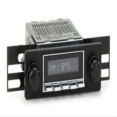 RetroSound Classic Car Stereo Compatible with 1969-77 Alfa Romeo Spider (HC-M2-403-36-96AR4) Includes Bluetooth, USB, AM/FM
