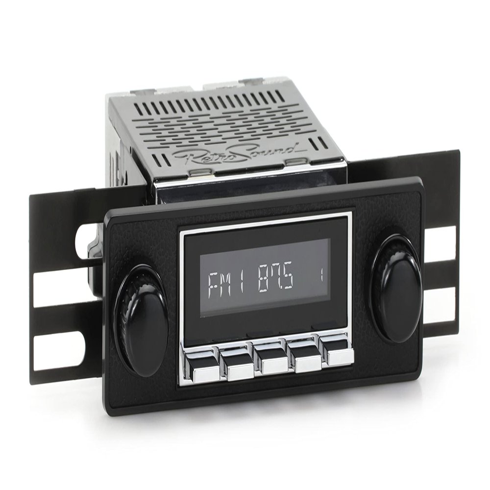 RetroSound Classic Car Stereo Compatible with 1969-77 Alfa Romeo Spider (HC-M2-403-36-96AR4) Includes Bluetooth, USB, AM/FM