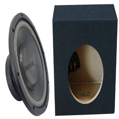 AUDIOTEK 1000w 10" Professional Car Audio Subwoofer with DVC Power + 10" Car Truck Van Subwoofer Box