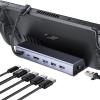 QUUGE Steam Deck Dock,Docking Station for Steam Deck,6 in 1 @4K60Hz HDMI 2.0,1 * 1Gbps Ethernet Port, 3*USB-A 3.0, 1*PD 100W Charging view 1