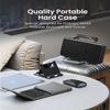 ProtoArc Foldable Keyboard and Mouse, XKM01 True Full-Size Folding Wireless Keyboard Mouse Combo for Business Travel, a Portable Office Suite On-the-Go, Compatible with Laptop iPad Tablet - Black Gray view 3