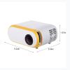 Mini Projector 1080P HD Portable Projector with 100 Inch Large Screen Home Apartment Must Haves Electronics Tech Gadgets Mini TV Birthday forfor Men view 2