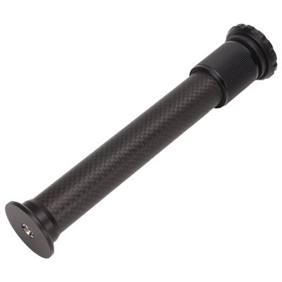 12.6 Inch Extendable Stick Tripod Two Section Carbon Fiber Center Column Stand Extender Group Selfies Live Streaming Video Recording Compatible with Stabilizer Phone Clip Camera