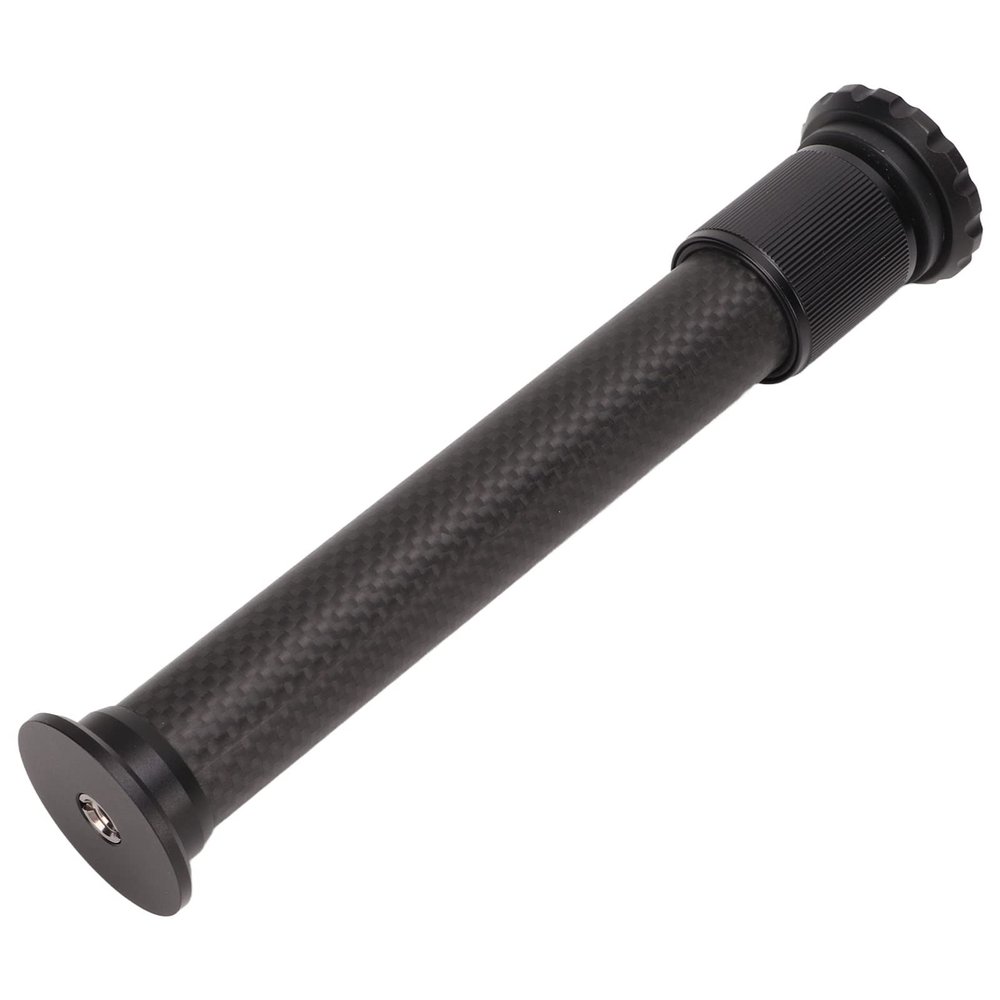 12.6 Inch Extendable Stick Tripod Two Section Carbon Fiber Center Column Stand Extender Group Selfies Live Streaming Video Recording Compatible with Stabilizer Phone Clip Camera