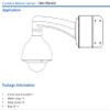 Guangstar PFA151 Corner Mount Bracket for Dahua Bullet and PTZ Cameras, White view 3