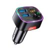 Syncwire Bluetooth 5.4 FM Transmitter Car Adapter 48W (PD 36W & 12W) [Light Switch] [HiFi Bass Sound] [Fast Charging] Wireless Radio Music Adapter LED Display Hands-Free Calling Support USB Drive view 1