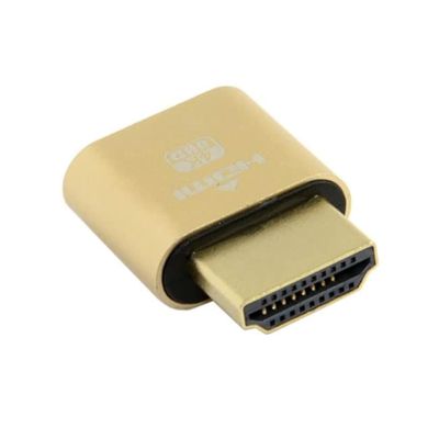 xiwai 4K Virtual Display Adapter HDMI 1.4 DDC EDID Dummy Plug Headless Ghost Display 1920x1080p@60Hz