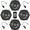 KICKER Speakers 6X8 inch for Ford F-250/F-350/F-450/F-550 1999-2004 Upgrade Kit - 4 Pack of CS Series with Harness, Coaxial Car Audio Front Door and Rear Door or Side Panel Speaker CSC68, 46CSC684 view 1