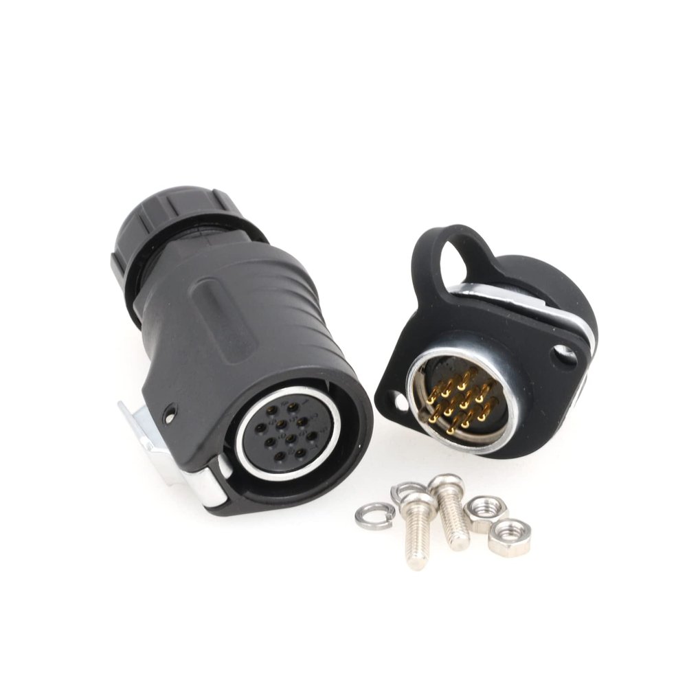 ZBLZGP LP20 10 Pin Waterproof Industrial Connector Female Plug Male Socket Joint AC 5A Power Connector for Vehicle Truck Boat New Energy