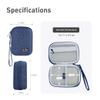 Gadget Organizer Case (Blue) & GL.iNet GL-MT3000 (Beryl AX) Pocket-Sized Wi-Fi 6 AX3000 Wireless Travel Gigabit Router view 3