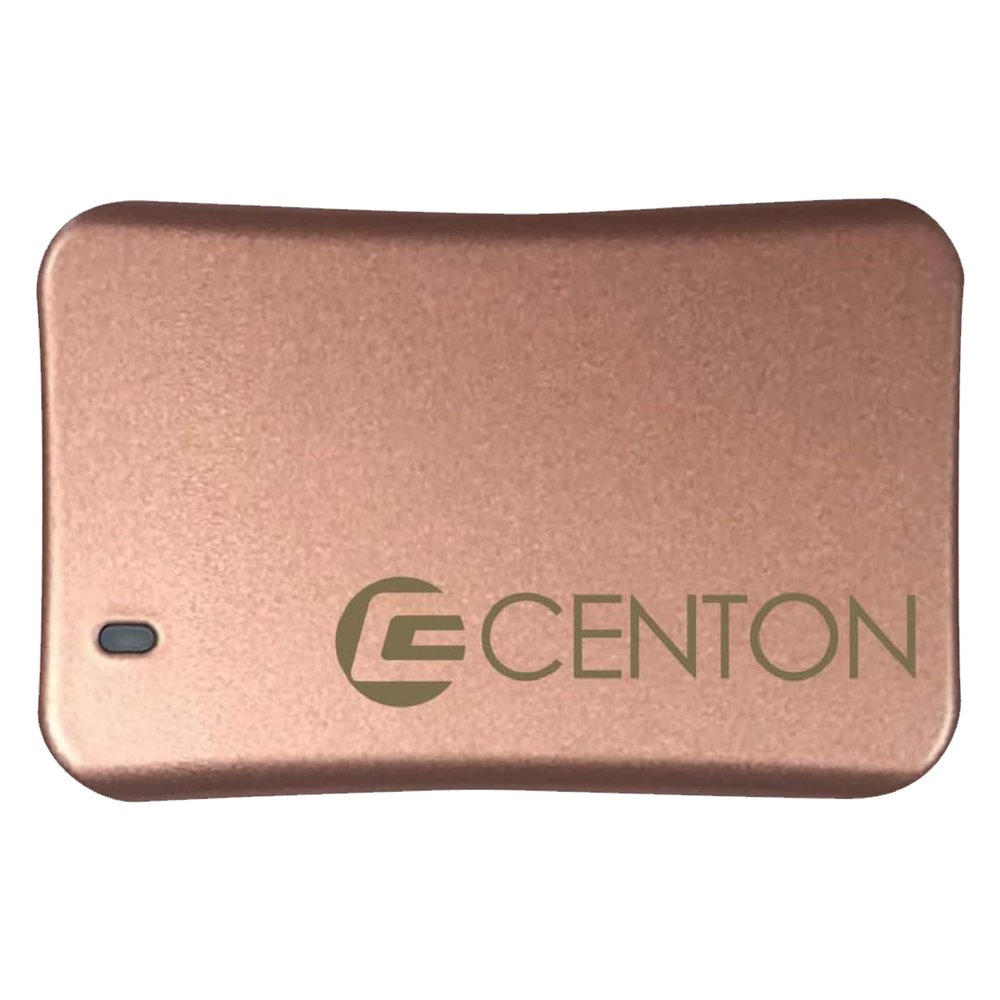 Centon External SSD (Rose Gold Metallic), USB-C 3.2 Gen 2, 500GB
