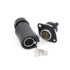 ZBLZGP LP20 12 Pin Waterproof Power Connector,5A 400V 12pin Male Female Plug Socket Solder Aviation Connector,for Outdoor Industrial Automation Equipment view 1