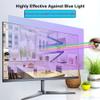 Blue Light Blocking Screen Protector Anti-Glare Anti-Fingerprint Anti-UV Radiation Eye Protection Filter Film, for 75" 77" 82" 85" TCL/Samsung/Toshiba/Sony/LG/Hisense etc,77inch 1722x993mm view 3