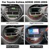 Android 11 Car Stereo Radio Bluetooth for Toyota Estima ACR30 2000-2005 Navigation GPS Unit Car Multimedia Video Player Support Carplay/5G Wifi/4G/RDS/FM/SWC/DSP/DAB+,100s/1+16g view 2