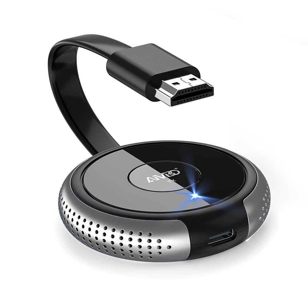 AIMIBO Wireless HDMI Transmitter TX Silver - 1 Receiver to 8 Transmitter, Best for Meeting Room