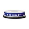 Verbatim M DISC BD-R DL 50GB 6X Lifetime Archival White Inkjet Hub Printable Blank Blu-Ray Recordable Media 10pk Spindle view 3