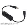 Zerodis Inline On Off Switch, 2Pcs Male to Female Power Adapter Connector DC Power Switch Extension Cable for LED Strip Light and Other Low Voltage Applications view 3
