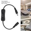 Zerodis Inline On Off Switch, 2Pcs Male to Female Power Adapter Connector DC Power Switch Extension Cable for LED Strip Light and Other Low Voltage Applications view 4
