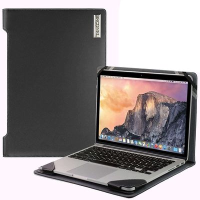 Broonel - Profile Series - Black Leather Laptop Case Compatible with ASUS Chromebook CX1 14" (CX1400)